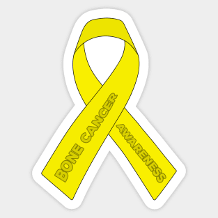 Bone Cancer Awareness Sticker